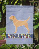 Border Terrier Welcome Garden Flag - Outdoor Decorative Yard Flag BB5493GF
