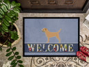 Border Terrier Welcome Doormat - 24x36 Decorative Floor Mat – Indoor/Outdoor Rug with Artistic Flair BB5493JMAT
