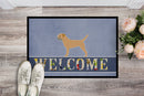 Border Terrier Welcome Doormat - 18x27 Decorative Floor Mat – Indoor/Outdoor Rug with Artistic Flair BB5493MAT