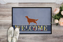 Irish Setter Welcome Doormat Indoor Outdoor 24H X 36W Front Door Mat Rugs for Entryway, Non Slip Washable Low Pile,