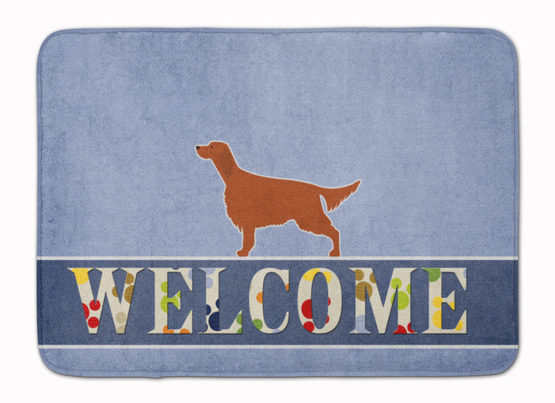 Irish Setter Welcome Machine Washable Memory Foam Mat BB5497RUG