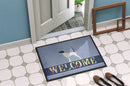 English Pointer Welcome Doormat Indoor Outdoor 18H X 27W Front Door Mat Rugs for Entryway, Non Slip Washable