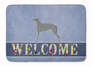 Scottish Deerhound Welcome Memory Foam Kitchen Mat Machine Washable Anti-Fatigue Cushion Comfort Bath or Kitchen Rug
