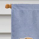 Yellow Labrador Retriever Welcome House Flag 28x40 Porch Sleeve Pole Decorative Outside Yard Banner Artwork Wall Hanging, Polyester