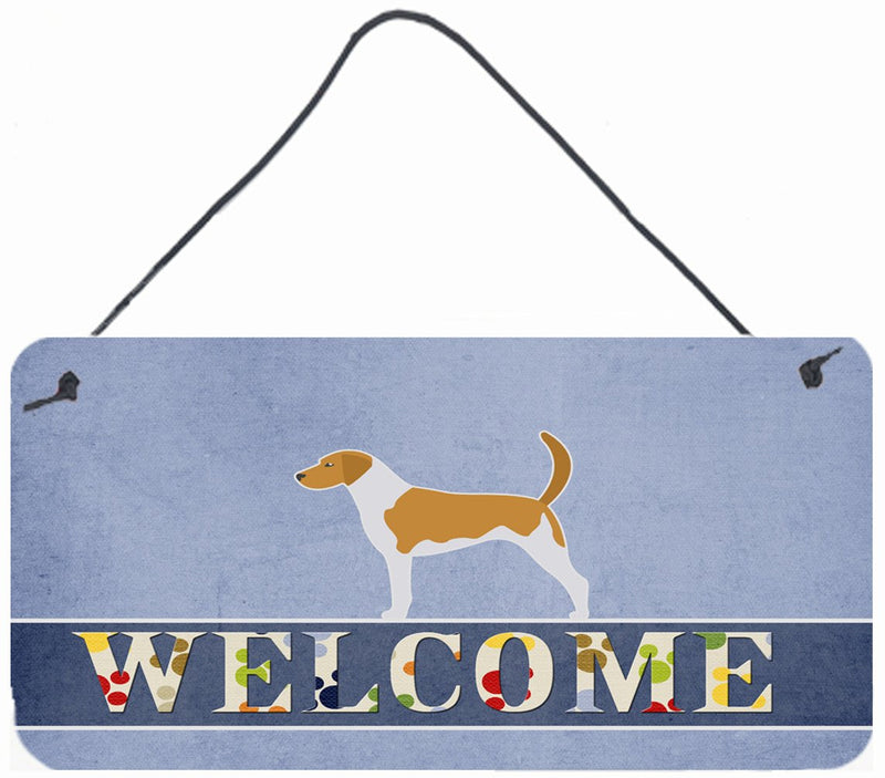 American Foxhound Welcome Wall or Door Hanging Prints BB5502DS812