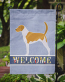 American Foxhound Welcome Garden Flag - Outdoor Decorative Yard Flag BB5502GF