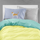 American Foxhound Welcome Fabric Standard Pillowcase – Artistic Decorative Front, White Back BB5502PILLOWCASE
