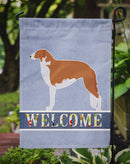 Borzoi Russian Greyhound Welcome Garden Flag - Outdoor Decorative Yard Flag BB5503GF