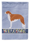 Borzoi Russian Greyhound Welcome Garden Flag - Outdoor Decorative Yard Flag BB5503GF