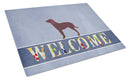 American Water Spaniel Welcome Glass Cutting Boards – Durable, Decorative Kitchen Art Large BB5505LCB
