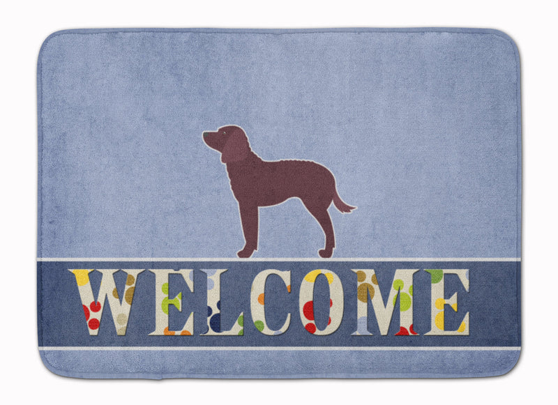 American Water Spaniel Welcome Machine Washable Memory Foam Mat BB5505RUG