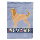 Afghan Hound Welcome Flag Canvas House Size BB5510CHF
