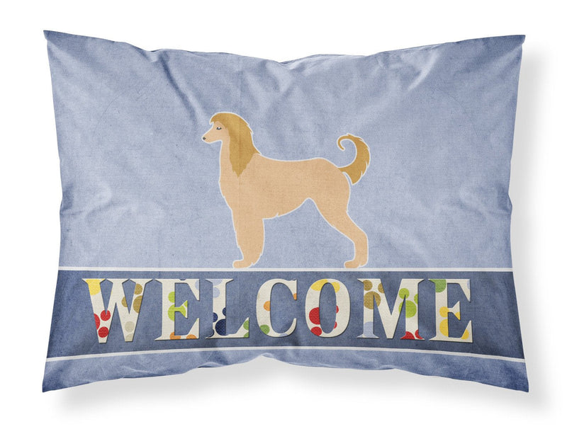 Afghan Hound Welcome Fabric Standard Pillowcase BB5510PILLOWCASE