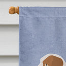 Jack Russell Terrier Welcome House Flag 28x40 Porch Sleeve Pole Decorative Outside Yard Banner Artwork Wall Hanging, Polyester