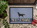 Black Labrador Retriever Welcome Doormat - 24x36 Decorative Floor Mat – Indoor/Outdoor Rug with Artistic Flair BB5512JMAT