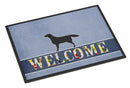Black Labrador Retriever Welcome Doormat - 24x36 Decorative Floor Mat – Indoor/Outdoor Rug with Artistic Flair BB5512JMAT