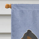 German Pinscher Welcome House Flag 28x40 Porch Sleeve Pole Decorative Outside Yard Banner Artwork Wall Hanging, Polyester