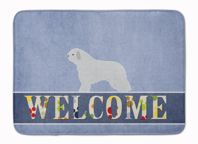 Spanish Water Dog Welcome Machine Washable Memory Foam Mat BB5519RUG