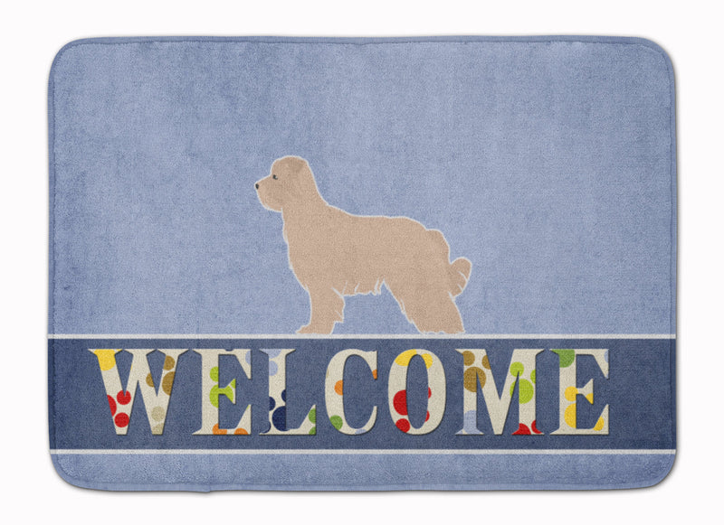 Pyrenean Shepherd Welcome Machine Washable Memory Foam Mat BB5522RUG