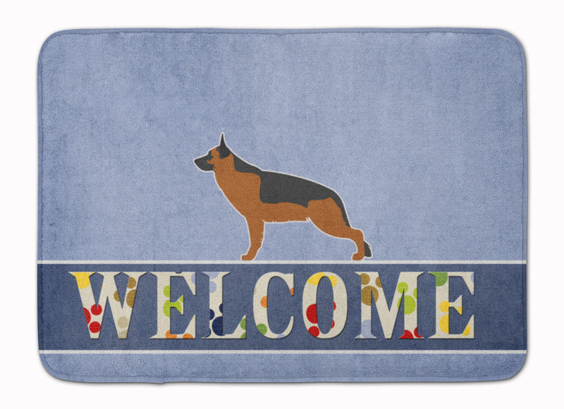 German Shepherd Welcome Machine Washable Memory Foam Mat BB5528RUG