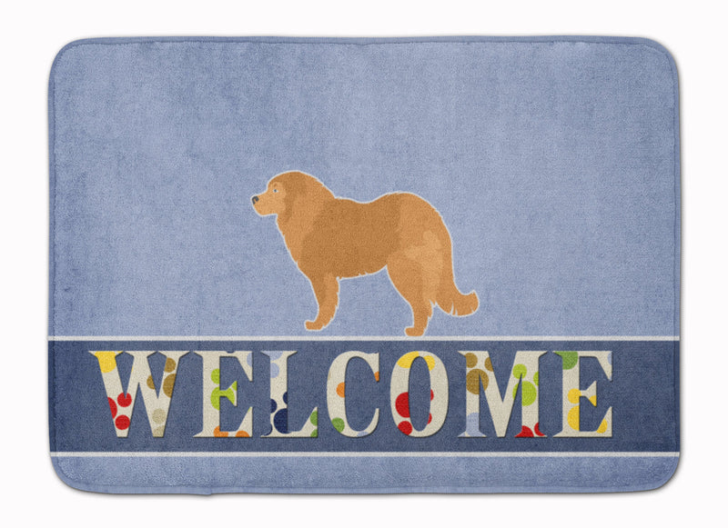 Caucasian Shepherd Dog Welcome Machine Washable Memory Foam Mat BB5529RUG