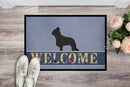 Briard Welcome Doormat Indoor Outdoor 24H X 36W Front Door Mat Rugs for Entryway, Non Slip Washable Low Pile,