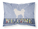 Polish Tatra Sheepdog Welcome Standard Pillowcase Lightweight Super Soft Easy Care Decorative Artwork Pillowcase, Standard