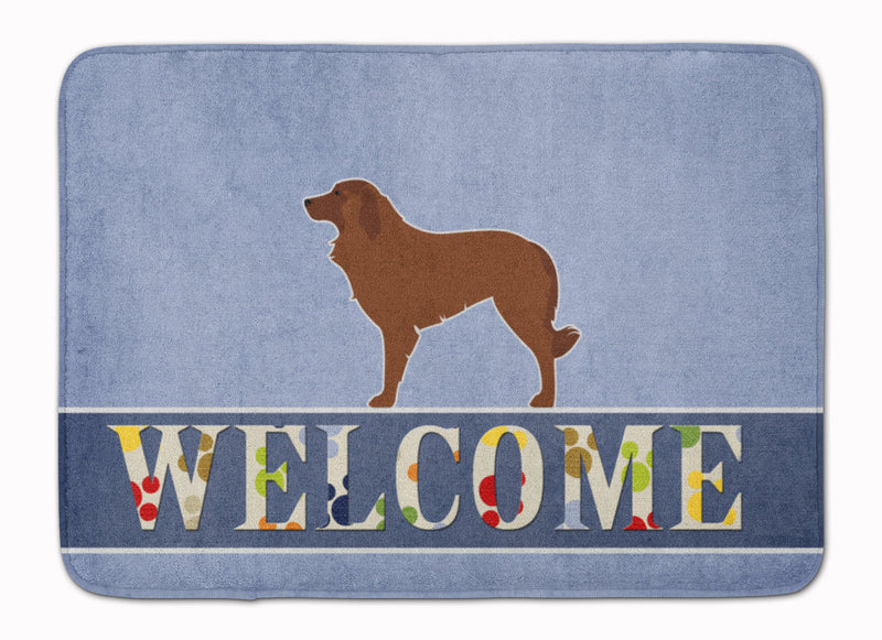 Portuguese Sheepdog Dog Welcome Machine Washable Memory Foam Mat BB5535RUG