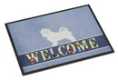 Maltese Welcome Doormat Indoor Outdoor 18H X 27W Front Door Mat Rugs for Entryway, Non Slip Washable