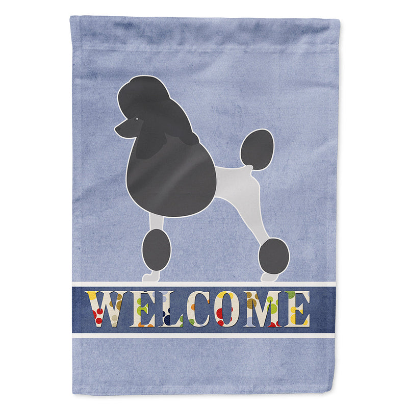 Poodle Welcome Flag Canvas House Size BB5543CHF