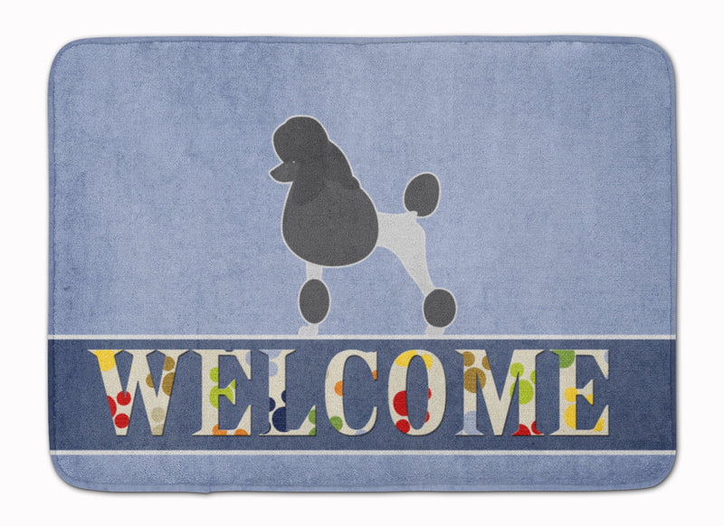 Poodle Welcome Machine Washable Memory Foam Mat BB5543RUG