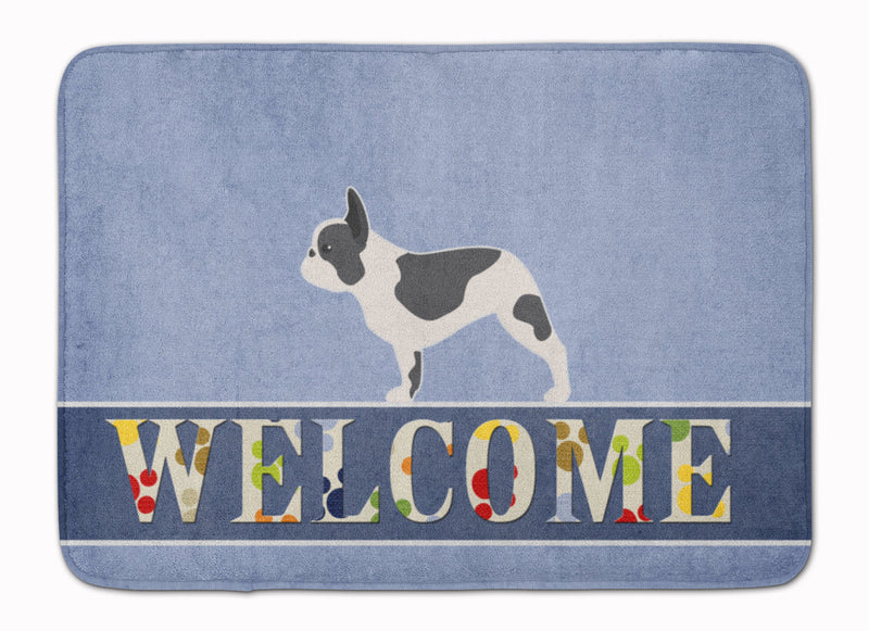 French Bulldog Welcome Machine Washable Memory Foam Mat BB5545RUG