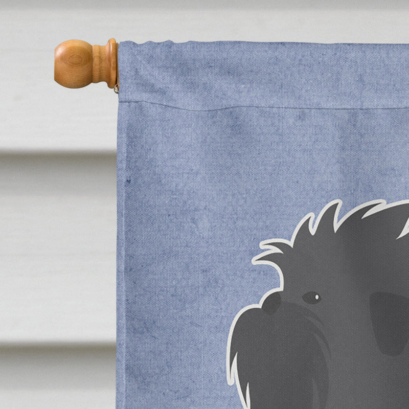 Affenpinscher Welcome Flag Canvas House Size BB5552CHF