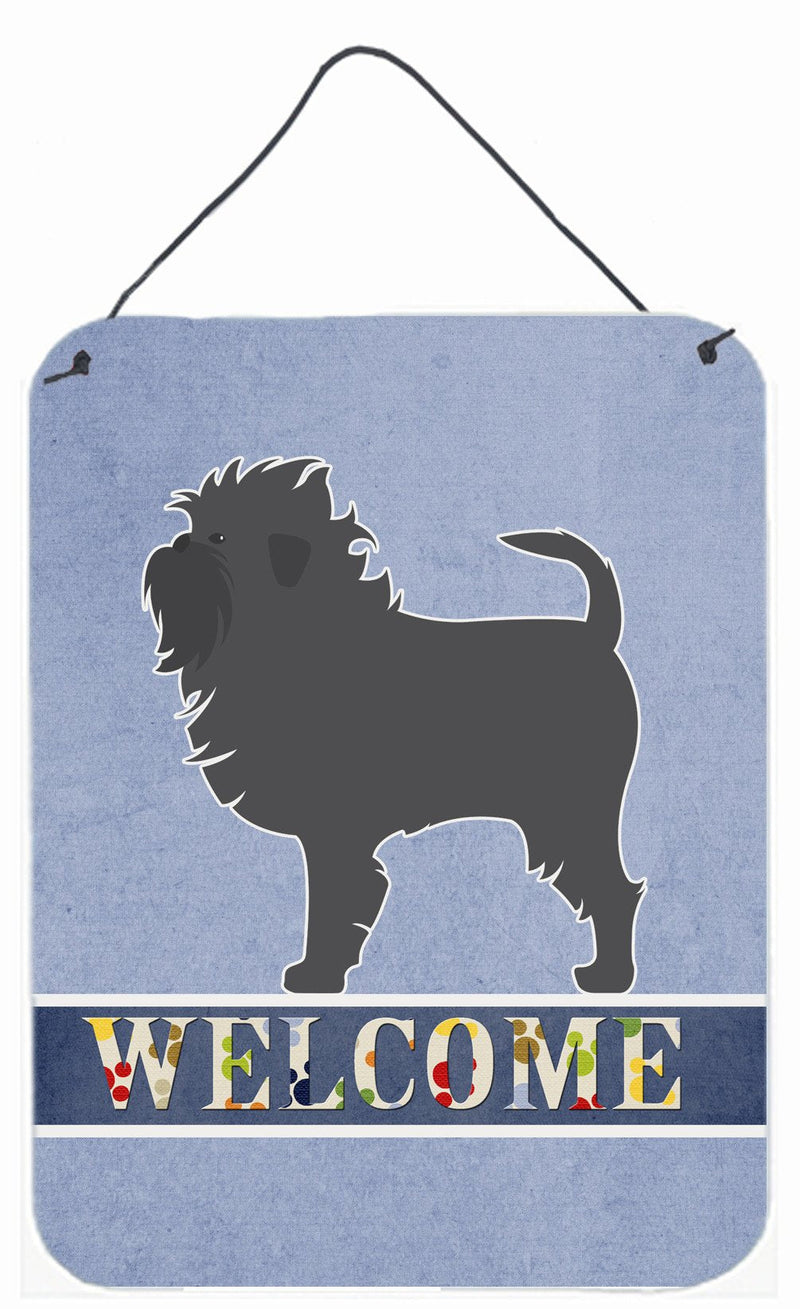 Affenpinscher Welcome Wall or Door Hanging Prints BB5552DS1216