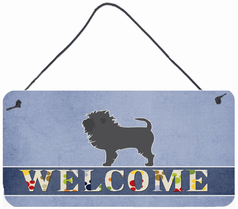 Affenpinscher Welcome Wall or Door Hanging Prints BB5552DS812