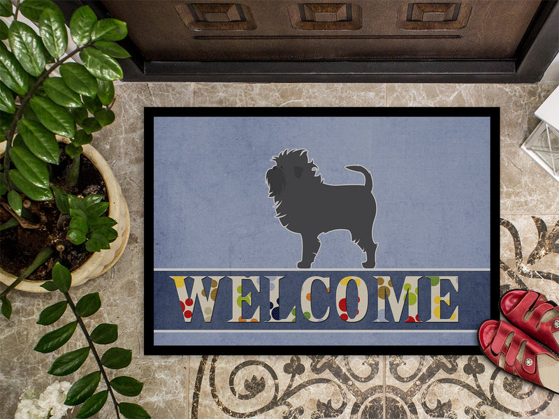 Affenpinscher Welcome Indoor or Outdoor Mat 18x27 BB5552MAT