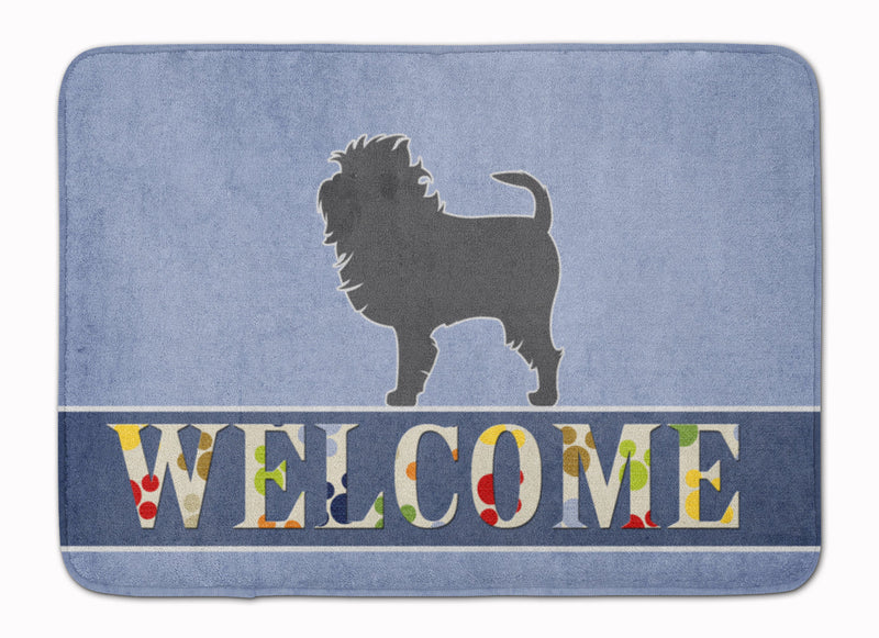 Affenpinscher Welcome Machine Washable Memory Foam Mat BB5552RUG