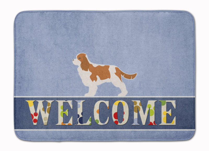 Cavalier King Charles Spaniel Welcome Machine Washable Memory Foam Mat BB5553RUG