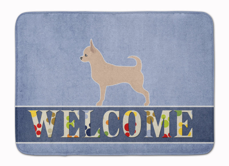 Chihuahua Welcome Machine Washable Memory Foam Mat BB5554RUG