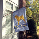 Shar Pei Merry Welcome House Flag 28x40 Porch Sleeve Pole Decorative Outside Yard Banner Artwork Wall Hanging, Polyester