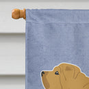 Shar Pei Merry Welcome House Flag 28x40 Porch Sleeve Pole Decorative Outside Yard Banner Artwork Wall Hanging, Polyester