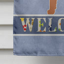 Airedale Terrier Welcome Flag Canvas House Size BB5561CHF