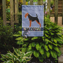 Airedale Terrier Welcome Garden Flag - Outdoor Decorative Yard Flag BB5561GF