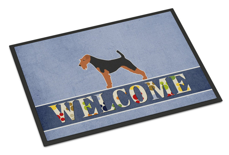 Airedale Terrier Welcome Indoor or Outdoor Mat 24x36 BB5561JMAT