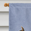 Doberman Pinscher Welcome House Flag 28x40 Porch Sleeve Pole Decorative Outside Yard Banner Artwork Wall Hanging, Polyester