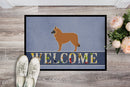 Belgian Shepherd Welcome Doormat Indoor Outdoor 24H X 36W Front Door Mat Rugs for Entryway, Non Slip Washable Low Pile,