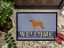 Belgian Shepherd Welcome Doormat Indoor Outdoor 24H X 36W Front Door Mat Rugs for Entryway, Non Slip Washable Low Pile,