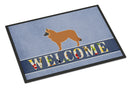 Belgian Shepherd Welcome Doormat Indoor Outdoor 24H X 36W Front Door Mat Rugs for Entryway, Non Slip Washable Low Pile,