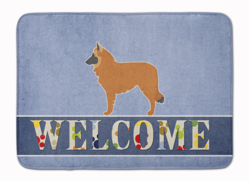 Belgian Shepherd Welcome Machine Washable Memory Foam Mat BB5565RUG