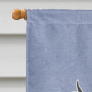 Scottish Terrier Welcome House Flag 28x40 Porch Sleeve Pole Decorative Outside Yard Banner Artwork Wall Hanging, Polyester